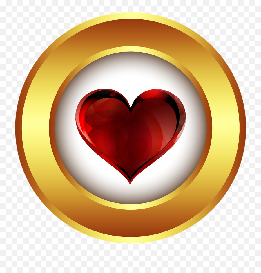 Free Photo Gold Design Decoration Heart Icon Love Medal - Love Gold Icon Png,Love Heart Icon