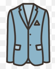 Jacket Vector Svg Icon 3 - Png Repo Free Png Icons Suit Clipart Black And White,Mens Icon Jacket