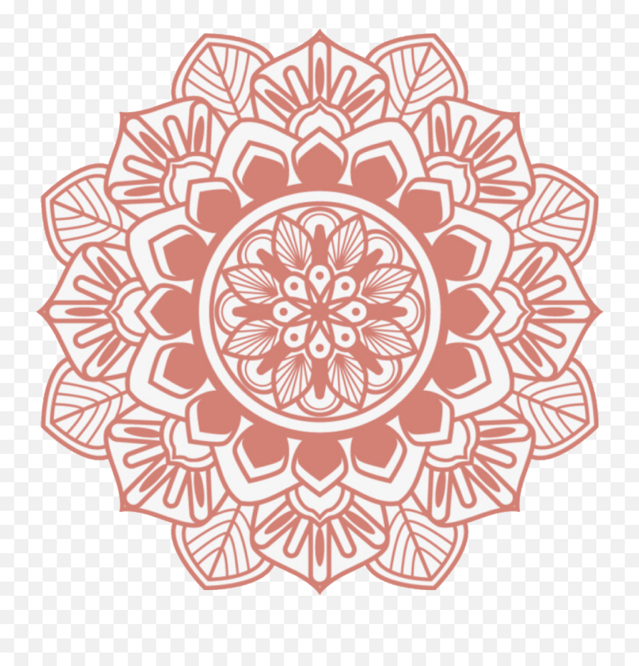 Download Flower Mandala Design Background Icon Cute Pink - Transparent Background Mandala Icon Png,Cute Pink Icon