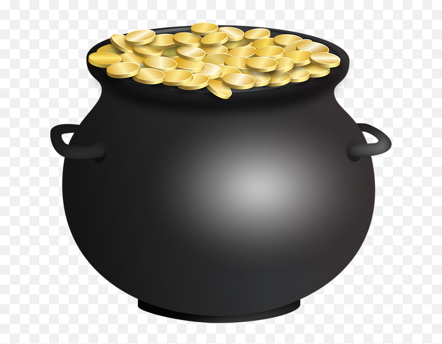 Cauldron Png - Transparent Background Pot Of Gold Clipart,Cauldron Png
