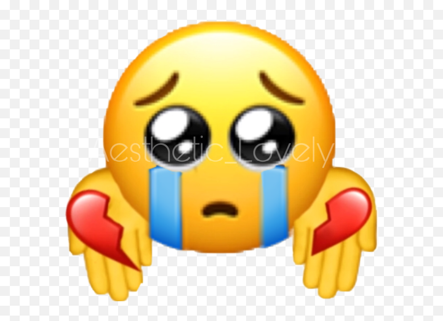 Sad Depressed Heart Broken Sticker By Aesthiclovely - Pouty Face Emoji Png,Sad Youtube Icon