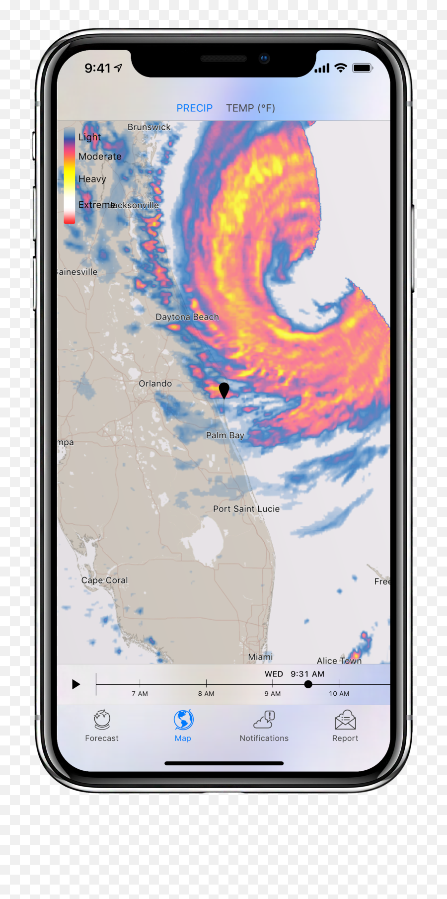 Dark Sky For Ios - Find My Apple Watch Png,Ios 7 Weather Icon