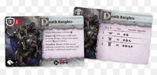 Dread Cavalry - Fantasy Flight Games Runewars Miniatures Cards png