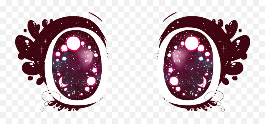 Weeabooparadise Transparent Sparkley Anime Eyes - Cute Anime Eyes Transparent Png,Creepy Eye Png