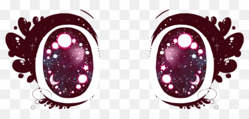 Weeabooparadise Transparent Sparkley Anime Eyes - Cute Anime Eyes Transparent Png,Creepy Eye Png