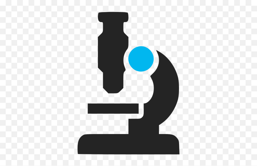 Vector Illustration Of Two Color Microscope Icon Public - Microscope Clipart Png,Free Color Icon