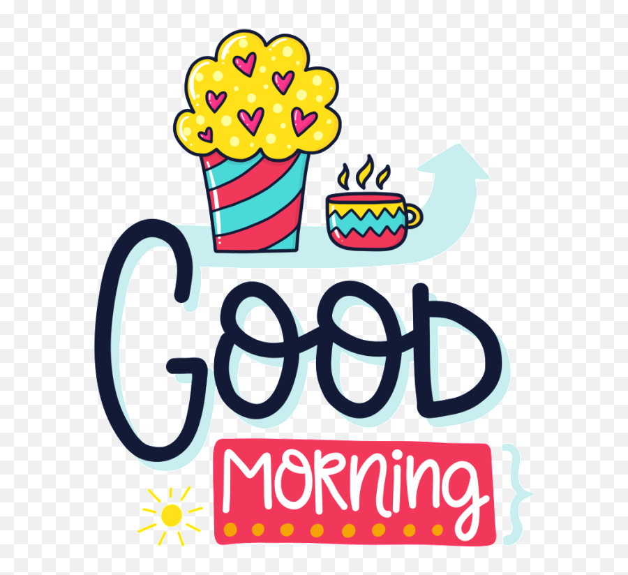 Download Hd Hand Drawn Good Morning Cartoon Card Vector - Gym Motivation Good Morning Png,Morning Png