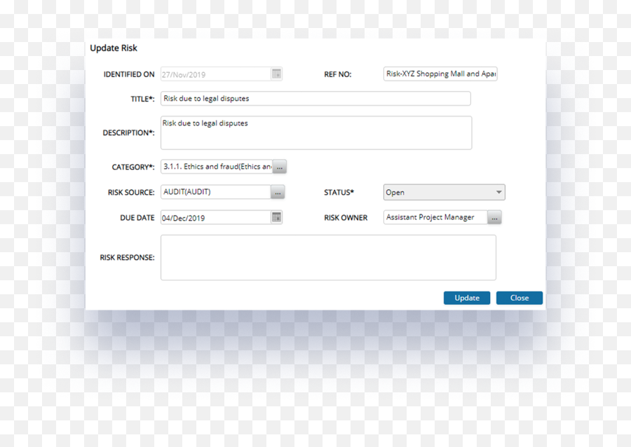 Risk11 - Wrench Solutions Project Management Information Png,Management Information System Icon