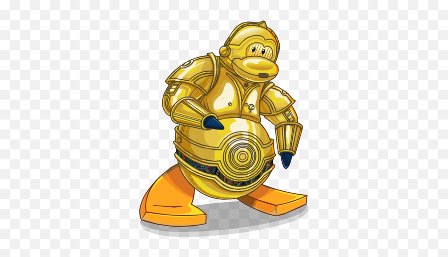 Really Real Club Penguin Wikia - De Club Penguin Star Wars Png,C3po Png