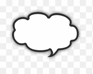 Download Hd Comic Book Bubble - Cloud Bubble Text Box Png,Text Bubble Png