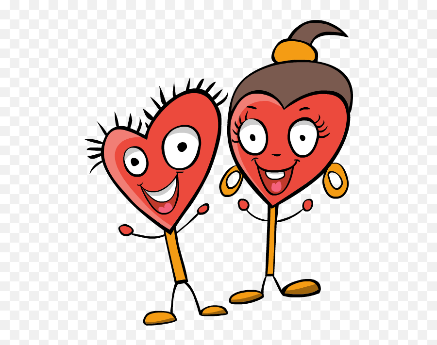 Happy Couple Png - Clip Art Valentines Day Girl Boy Happy Png Transparent Love Cartoon Couple,Couple Png