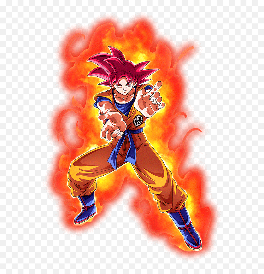 Transparent Background - Zerochan Anime Image Board Goku Super Saiyan God Png,Goku Transparent