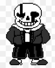 Download Sans Undertale Black Comic - Sans Undertale Pixel Art Png,Sans Png