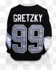 Wayne Gretzky Signed La Kings Jersey - Sweater Png,La Kings Logo Png