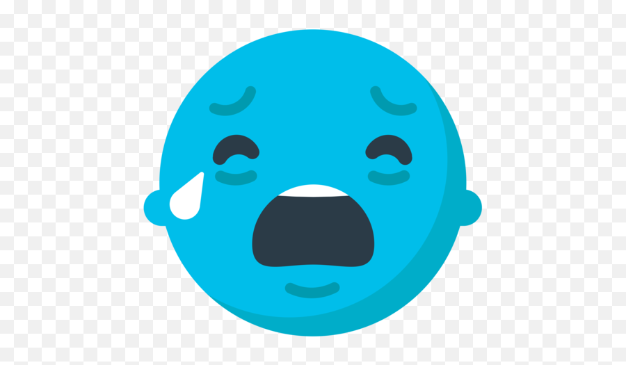 Loudly Crying Face Emoji - Emoji Loudly Crying Face On Mozilla Png,Crying Face Png
