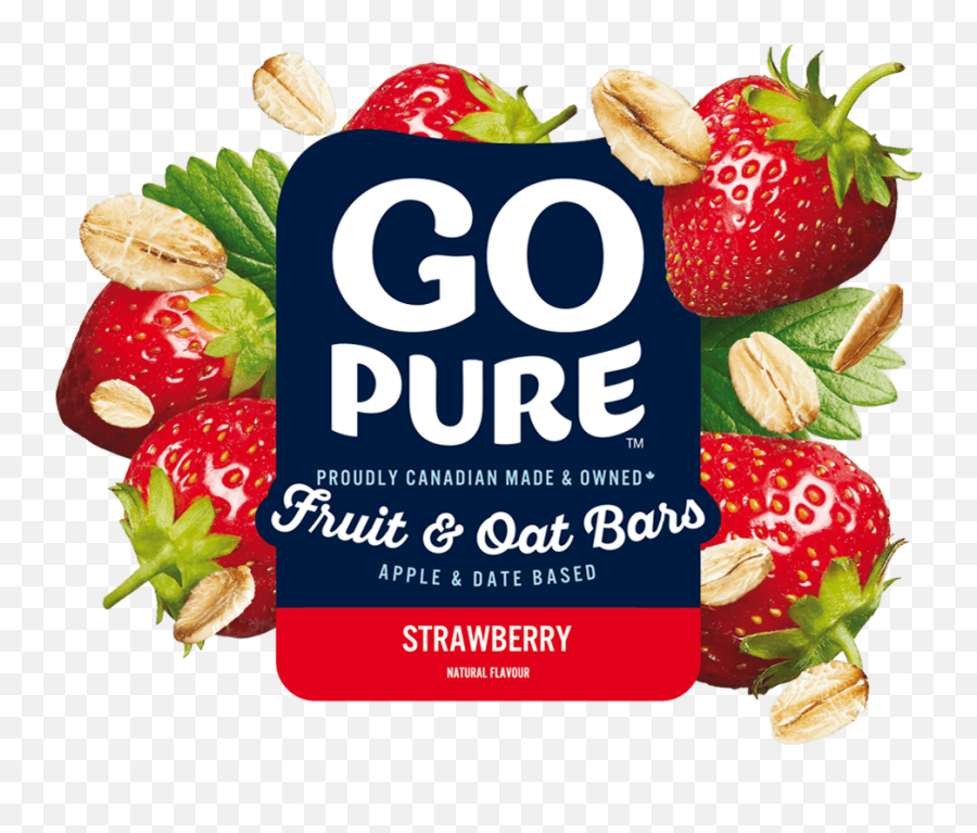 Fruit U0026 Oat Bars - Strawberry Leclerc Go Pure Leclerc Png,Transparent Strawberry