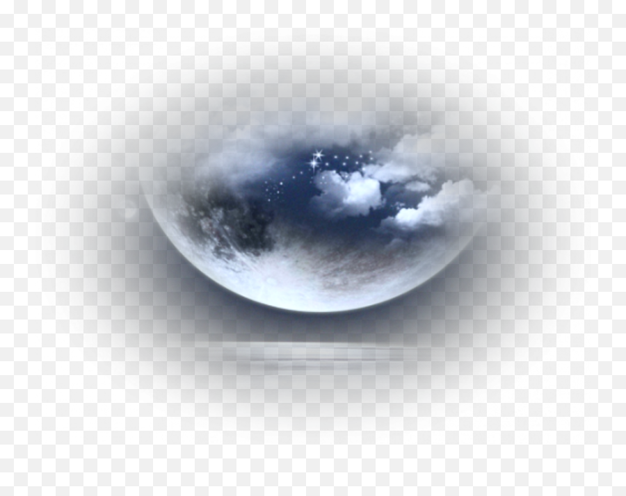Freetoeditmoon Remixed Night Clouds From - Sphere Png,Night Clouds Png
