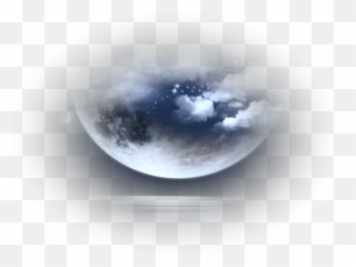 Freetoeditmoon Remixed Night Clouds From - Sphere png