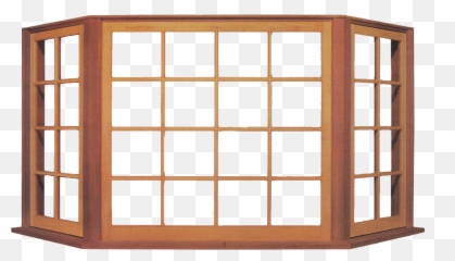 Window Of A Wooden House - Transparent Large Window Png,Windows Png
