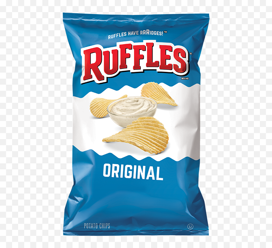 Ruffles Original Potato Chips - Ruffles Chips Bag Png,Potato Transparent