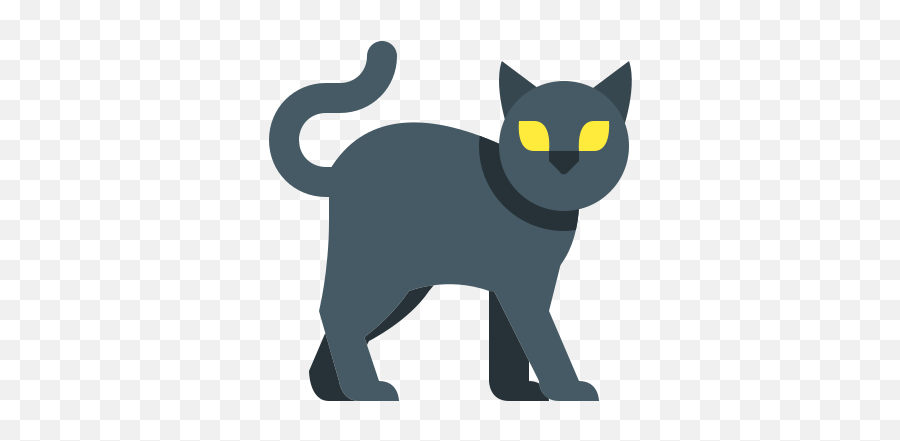 Cat Icon - Free Download Png And Vector Domestic Cat,Cartoon Cat Png