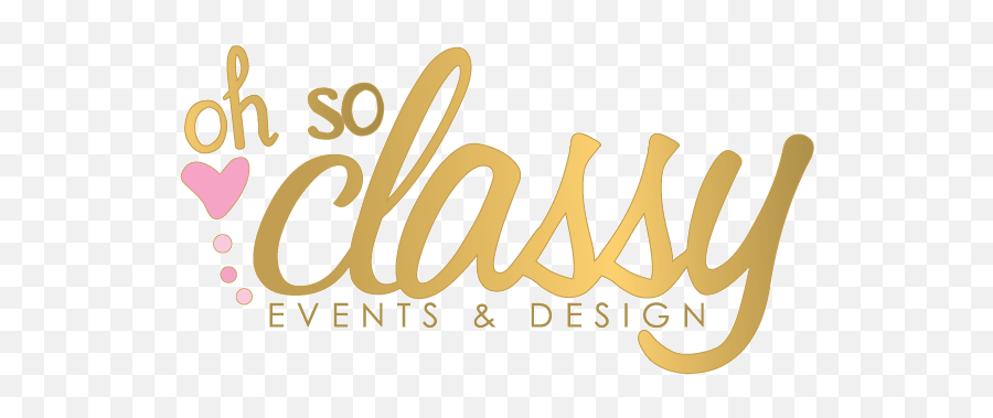 Oh So Classy Events Tampa Wedding Planner Coordinator - So Classy Png,Classy Logo