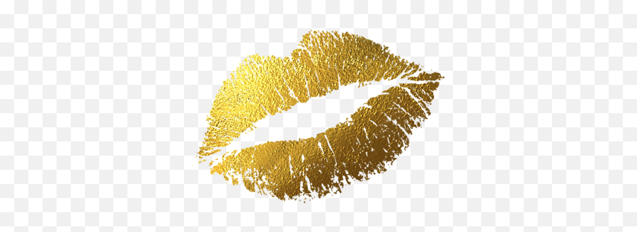 Gold Lips Png 1 Image - Gold Lips Transparent,Gold Lips Png