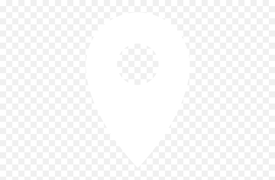 White Pin 8 Icon - White Location Icon Png,Location Png