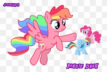 Pinkie Pie And Rainbow Dash Fusion By Josue - Pinkie Pie Mlp Rainbow Dash Png,Pinkie Pie Transparent