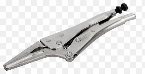 Grip Locking Pliers With Long And Slim Jaws - Pliers Png,Jaws Png