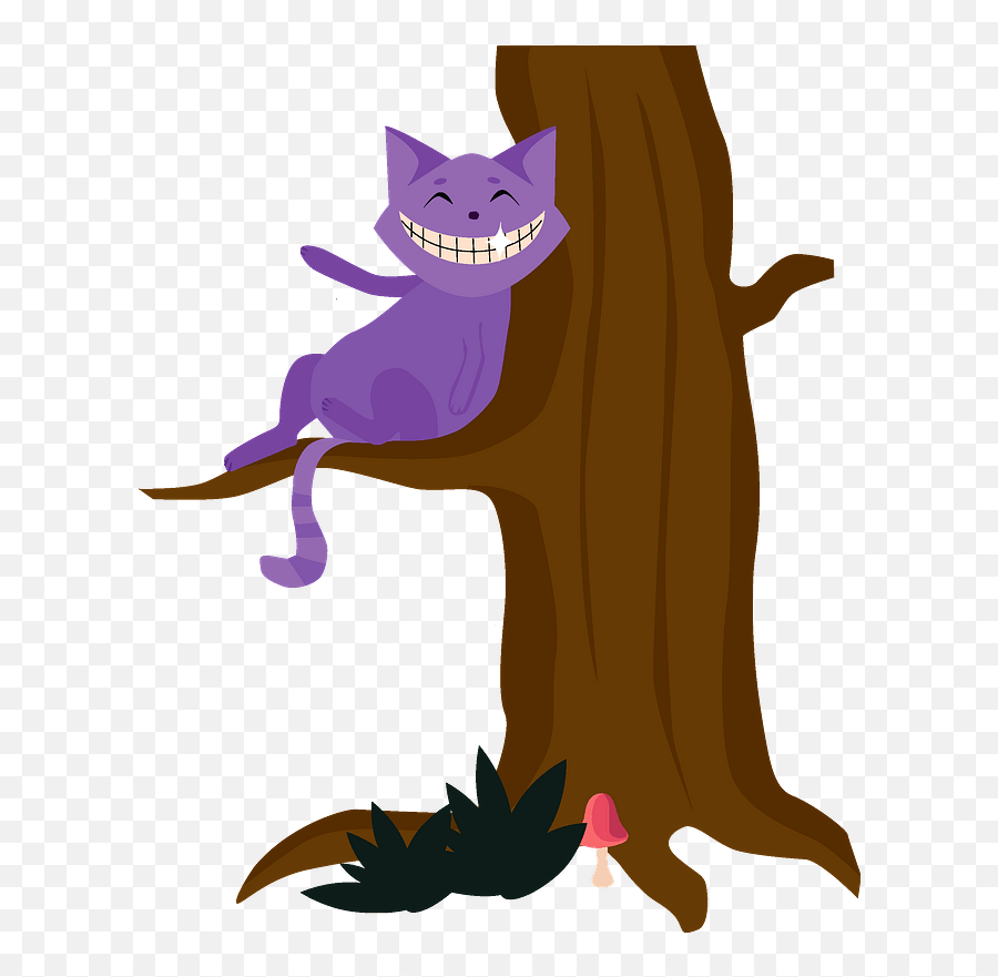 Cheshire Cat Clipart - Cartoon Png,Cheshire Cat Png