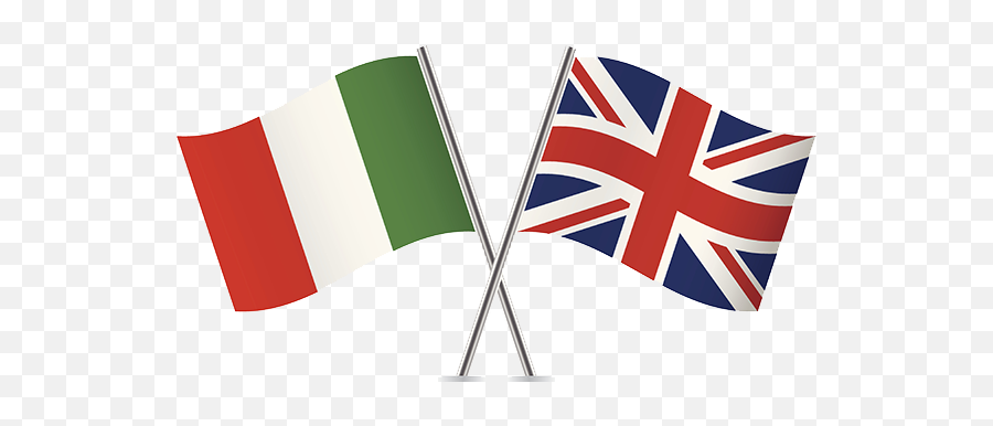 Download Italian And British Flags - Canada And Uk Flags Png,Italian Flag Png