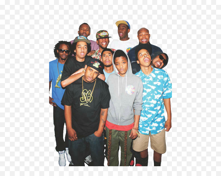 Download Tyler The Creator Gang Hd Png - Odd Future Oldie Photoshoot,Tyler The Creator Png