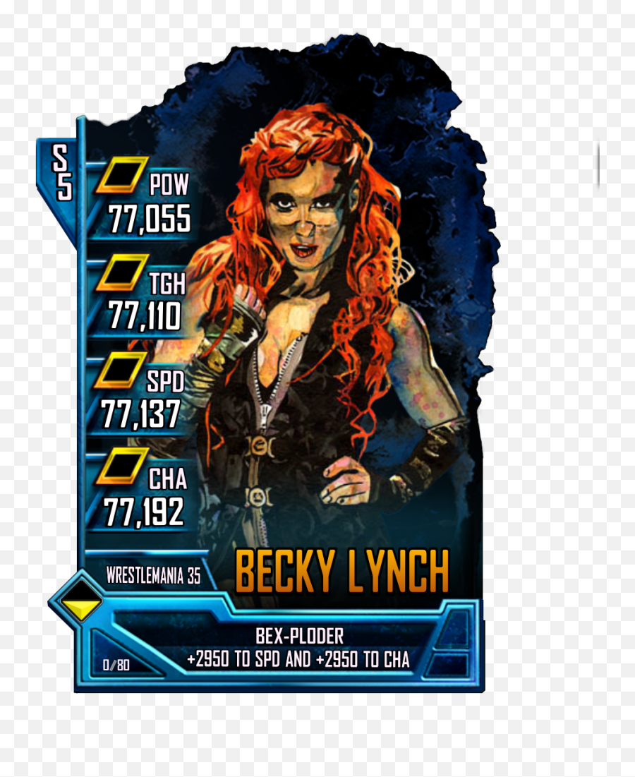 Wwesc S5 Rs Becky Lynch - Flyer Png,Becky Lynch Png - free transparent ...