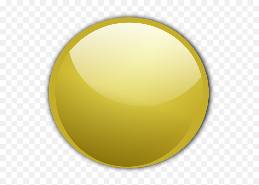 Gold Circle Button Clip Art - Vector Clip Art Button Gold Vector Png,Circle Png Image