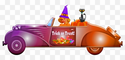 Witch Driving A Car Old Halloween - Free Image On Pixabay Halloween Car Clip Art Png,Driving Png