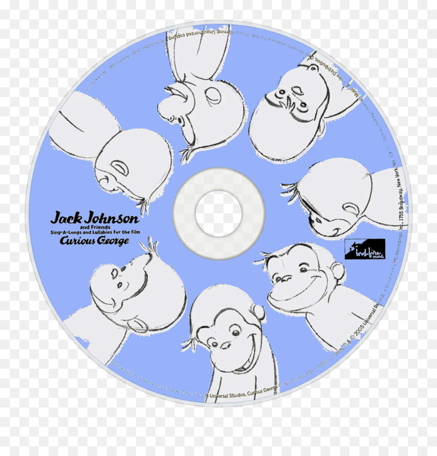 Sing A Longs And Lullabies For The Film Curious George - Jack Johnson Sing A Longs And Lullabies Png,Curious George Png