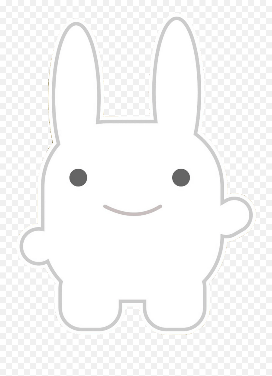 Cute Cartoon Bunny Clipart - Happy Png,Cute Cartoon Png