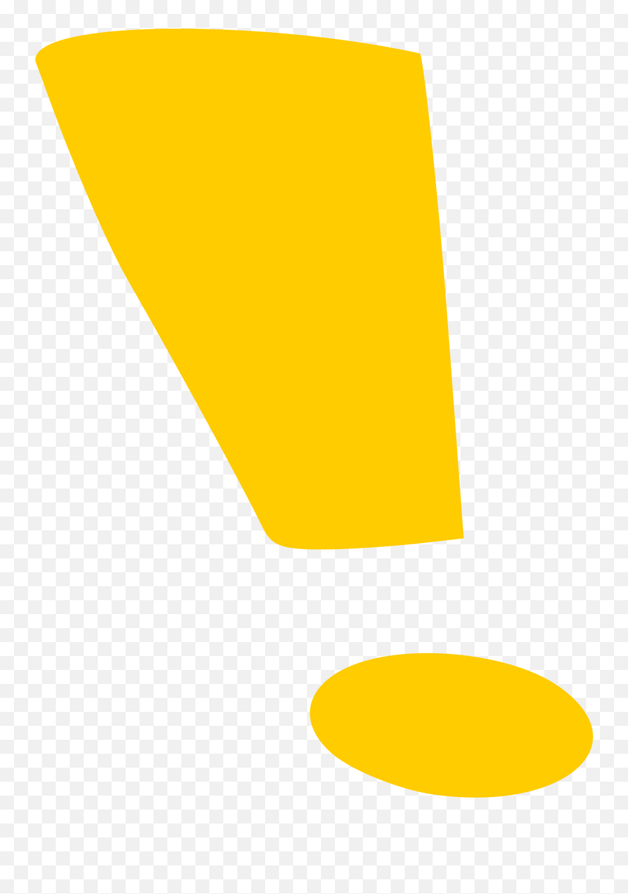 Yellow Exclamation Mark - Yellow Exclamation Mark Transparent Png,Exclamation Mark Png