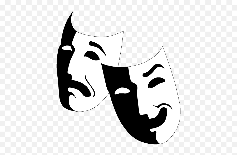 Mask Musical Theatre Drama Clip Art - Sock And Buskin Png,Drama Mask Png