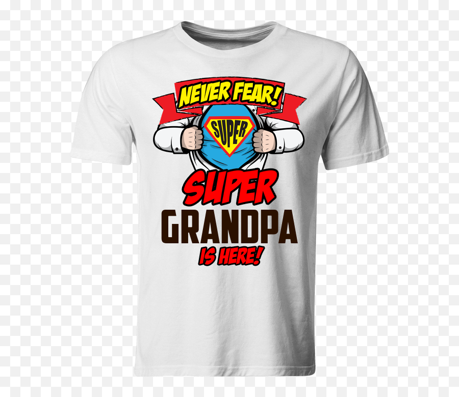 Super Grandpa - Active Shirt Png,Super Why Png