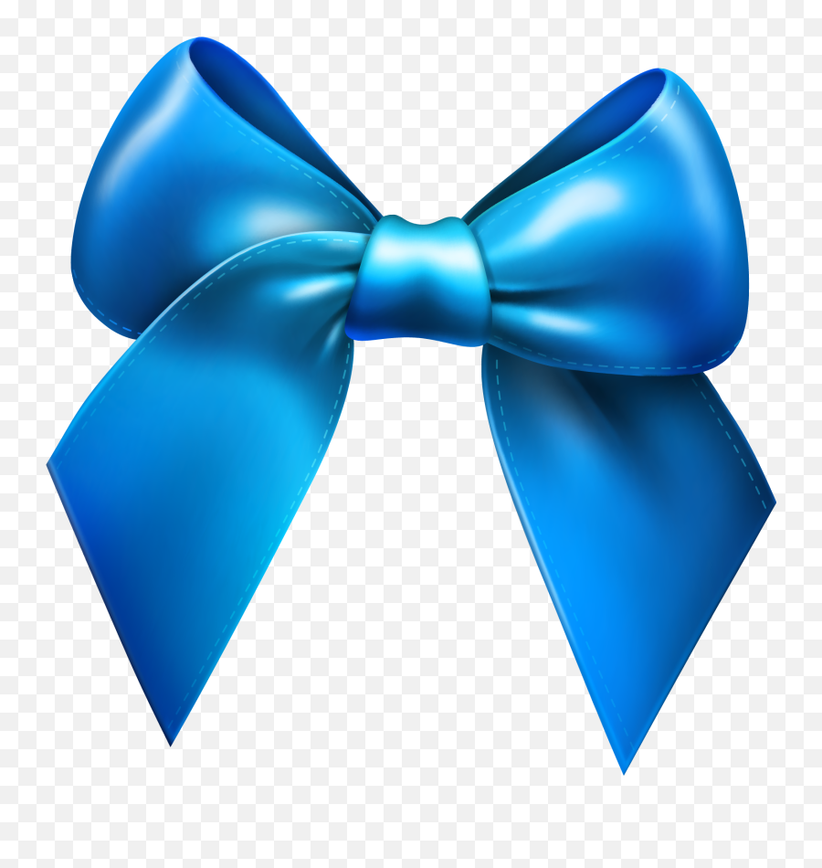Ribbon Clip Art - Cartoon Blue Bow Png,Blue Bow Png
