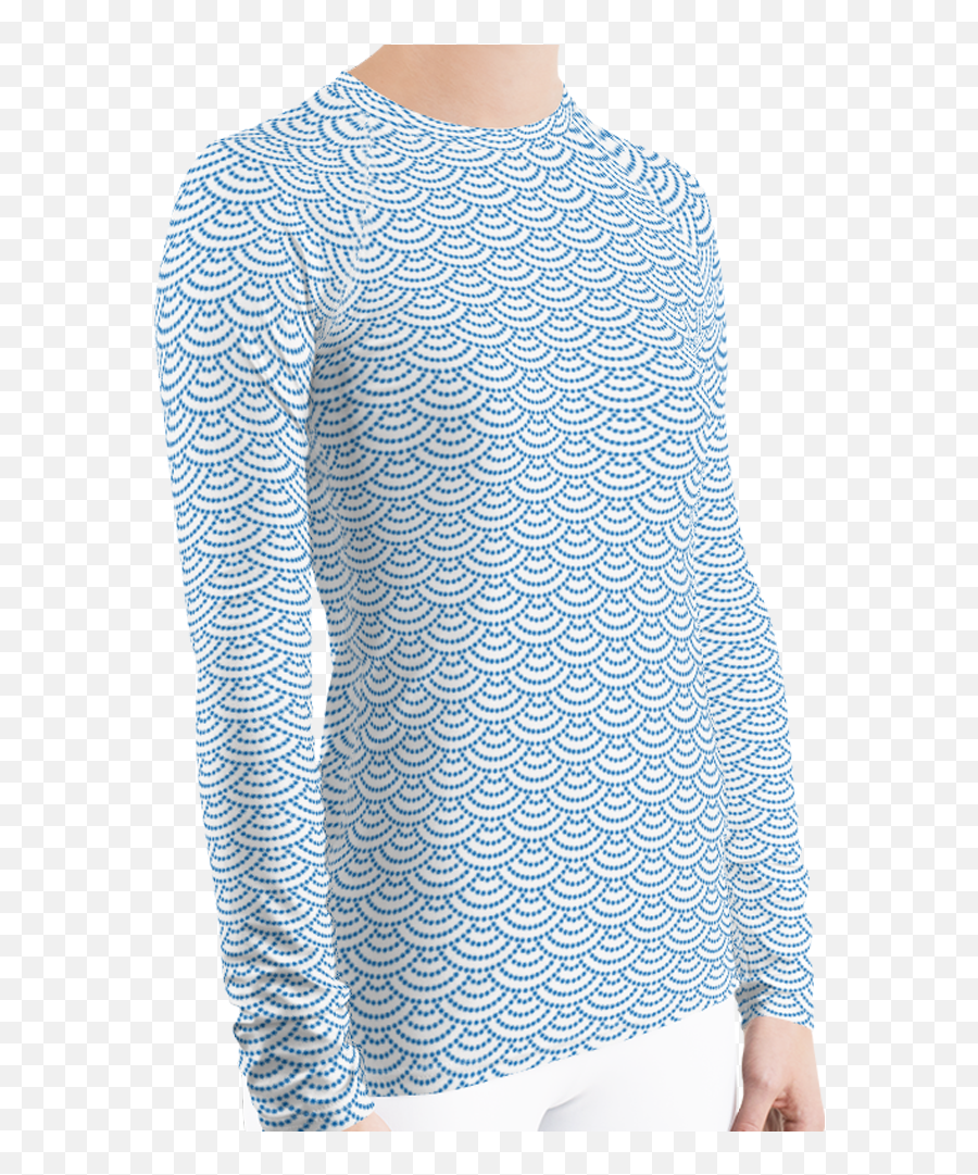 Fish Scale Mermaid Womens Rash Guard - Long Sleeve Png,Fish Scales Png