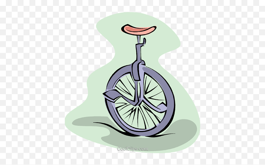 Unicycle Royalty Free Vector Clip Art - Unicycle Clip Art Png,Unicycle Png