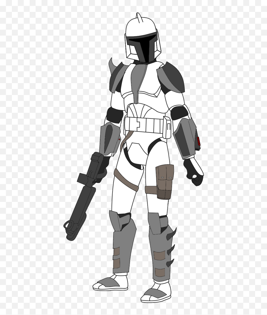 Freeuse Download Clone Trooper Art - Clone Trooper Drawing Base Png,Clone Trooper Png