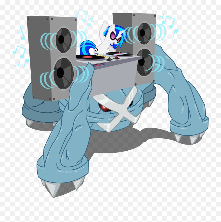 Seaandsunshine Crossover Dj Pon - 3 Duo Female Mare Metagross Mlp Png,Metagross Png