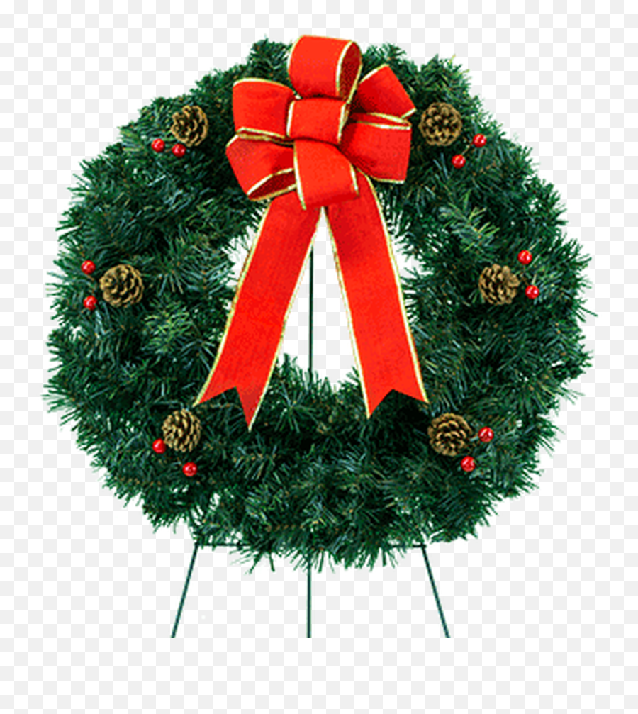 Christmas Memory Holiday Wreath - Christmas Day Png,Christmas Greenery Png