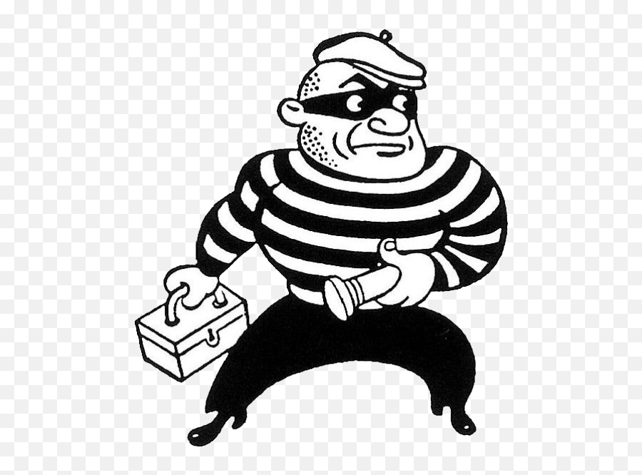 Robber Png Background - Cartoon Breaking The Law,Robber Png - free  transparent png images 