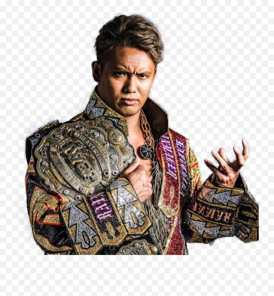 New Japan Pro Wrestling U2013 The Docu0027s Escape To Sports - Iwgp Heavyweight Champion Kazuchika Okada Png,New Japan Pro Wrestling Logo