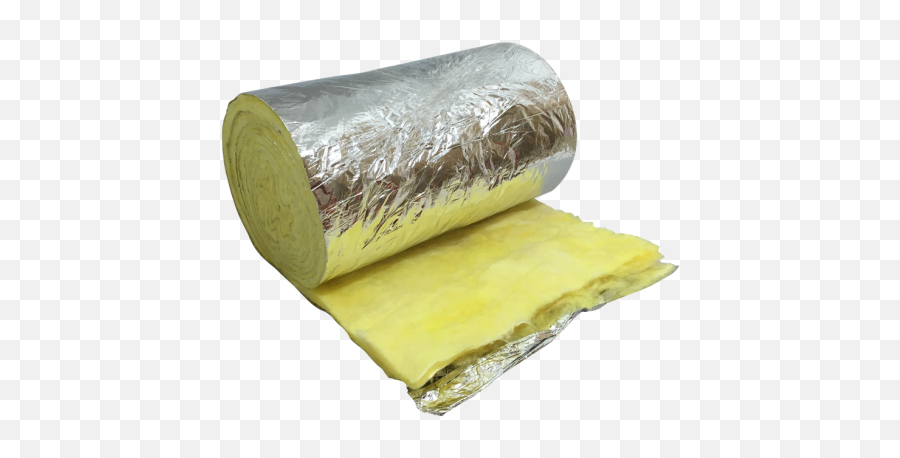 Foil And Fiberglass Duct Wrap Frost King Weatherization - Pipe Fiberglass Insulation Png,Frost Icon R6